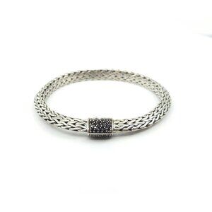 John Hardy Classic Chain Tiga Sapphire Chain Bracelet 6mm 7.25"